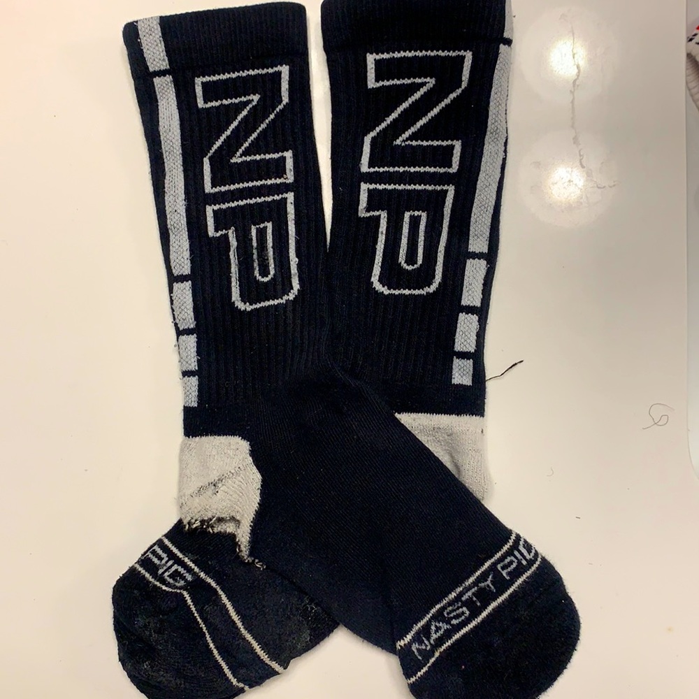 NP black ankle socks
